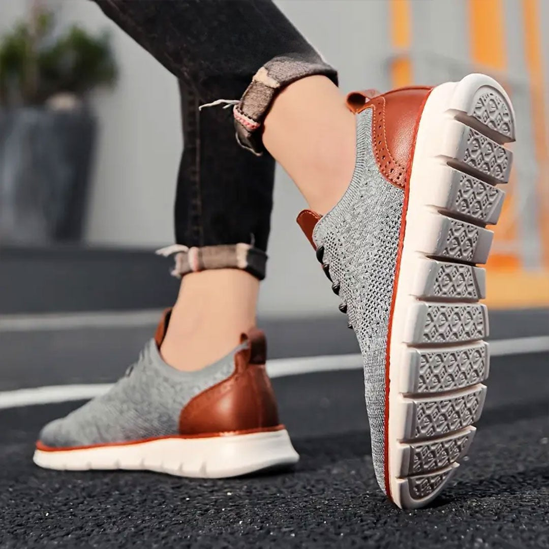 Zapato Elan Flexknit Gris